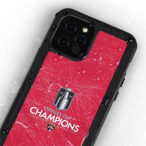 NHL 2024 Stanley Cup Champions Panthers iPhone 12 Pro Max Waterproof Case